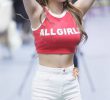 (SOUND)Crop Top White Shorts Jeon Eunbi Cheerleader
