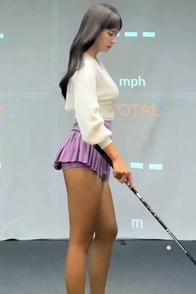 KLPGA Kim Eun-sun Pro Strong Honey Thigh Powerful Swing ㅗㅜ