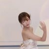 BJ Hye-ming's Chest-bone Exposed Off-Solder Hanbok Korean Dance Dance