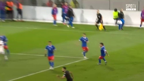 Liechtenstein vs. Portugal's new head, surprise bicycle kick, ccgif
