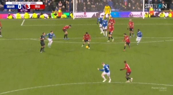 Everton vs Manchester United are barely over the crisis of counterattack
