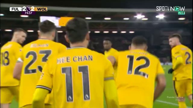 Fulham vs Wolverhampton Hwang Hee-chan equalizes (c) C. (c) C