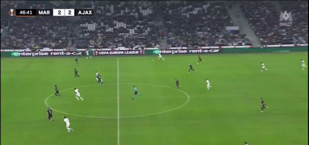 (SOUND)Marseille vs Ajax Aubameyang Crazy Bicicle Kick Reversal (c) C. (c) C
