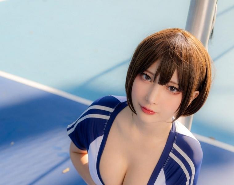 Volleyball player cosplay