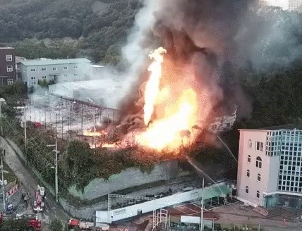 Plant explosion accident in Gwangju, Gyeonggi-do