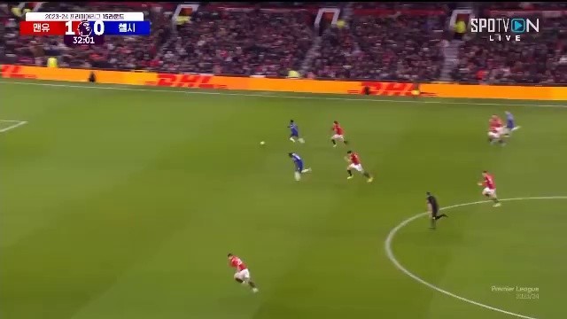 Manchester United v Chelsea. This time, Onana shows a good defense (c) C. (c) C