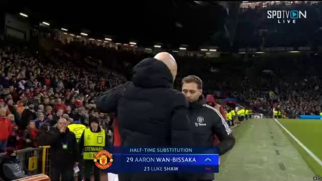 Manchester United vs. Munich starts in the second half of Manchester United, and Wan-Bissaka is added except for Luke Shaw (c) C. (c) C