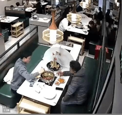 Accident at Chinese Restaurant