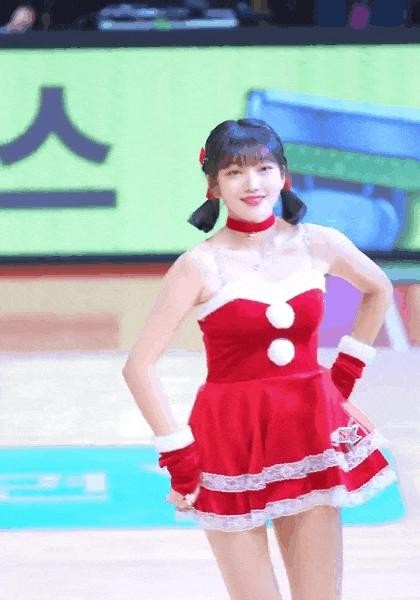 Cheerleader, Santa Girl, Park Soyoung, cheerleader, love song