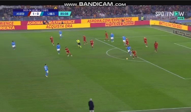 (SOUND)Rome vs. Napoli warnings accumulated, Osimhen leaves