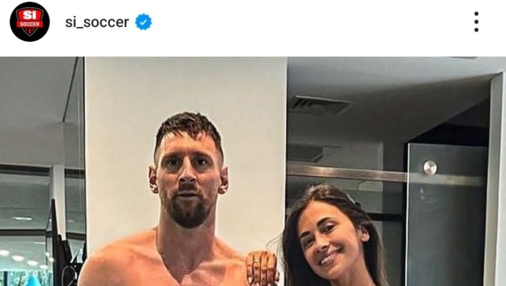 What's up with Messi's body