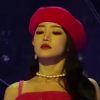(G)I-DLE with short end-of-year stage skirts, Shuhua, Miyeon, Yuqi, Minnie, bent back, thighs