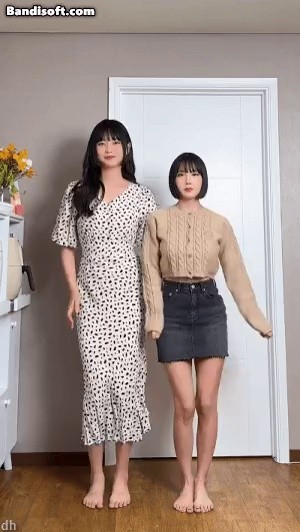 Go Mal-sook and Cho Hyun-young who exchange the same clothes