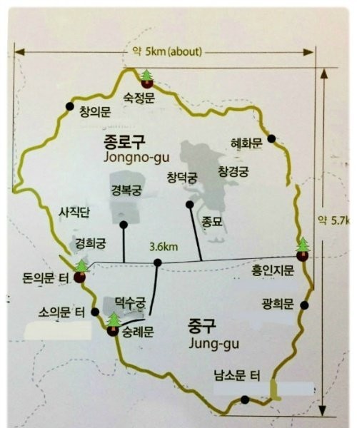 The four gates of the Joseon Dynasty are of some stature