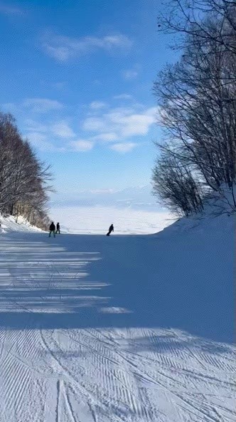 Hokkaido Furano Ski Resort Landscape