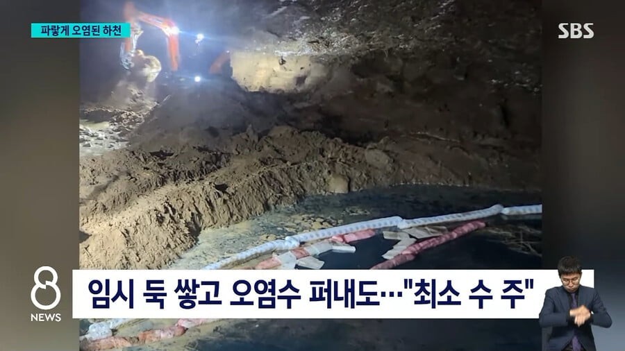 Pyeongtaek River Contaminated with Polytoxic Substances that Die Just by Touching It