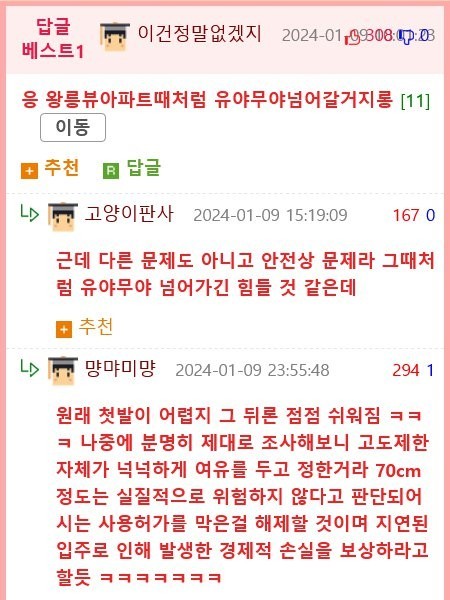 Gimpo Airport Violates Elevation Restrictions...The permission to use the apartment just around the corner of moving in has failed