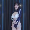 (SOUND)Women's cam Soyoung wearing white mesh panty stockings high leg ㅗㅜ