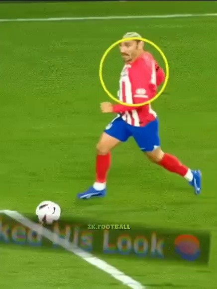 Griezmann deceives you with his eyes