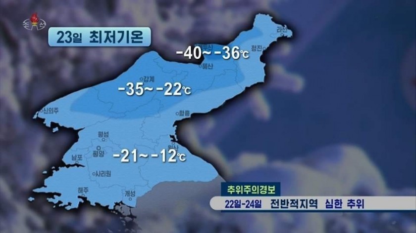 What's up with the North Korean weather