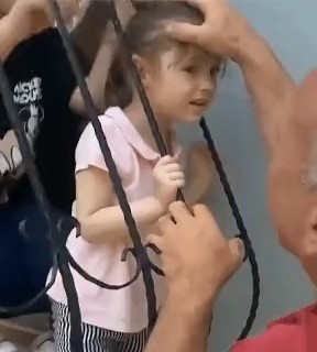 How to rescue a child with a stuck head