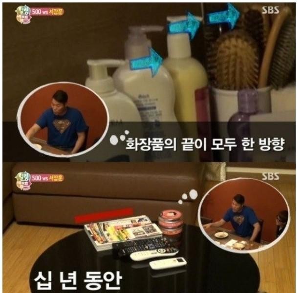 Seo Jang Hoon's level of cleanliness