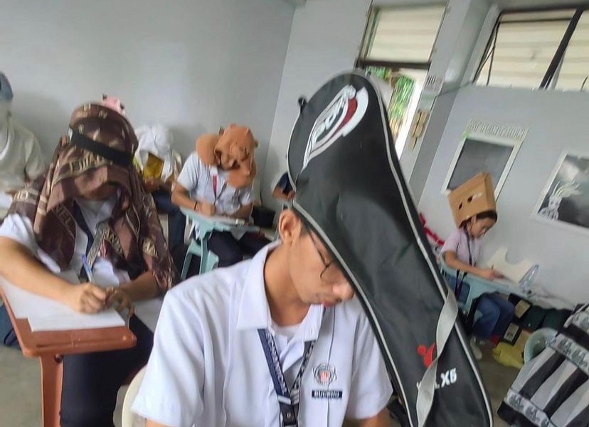 A Philippine university asked me to prepare an anti-cheating hat