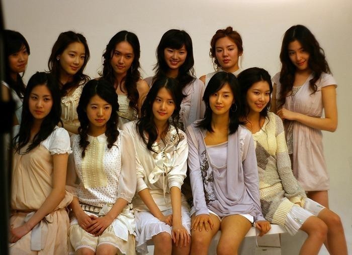 A camera test photo for Girls' Generation's debut