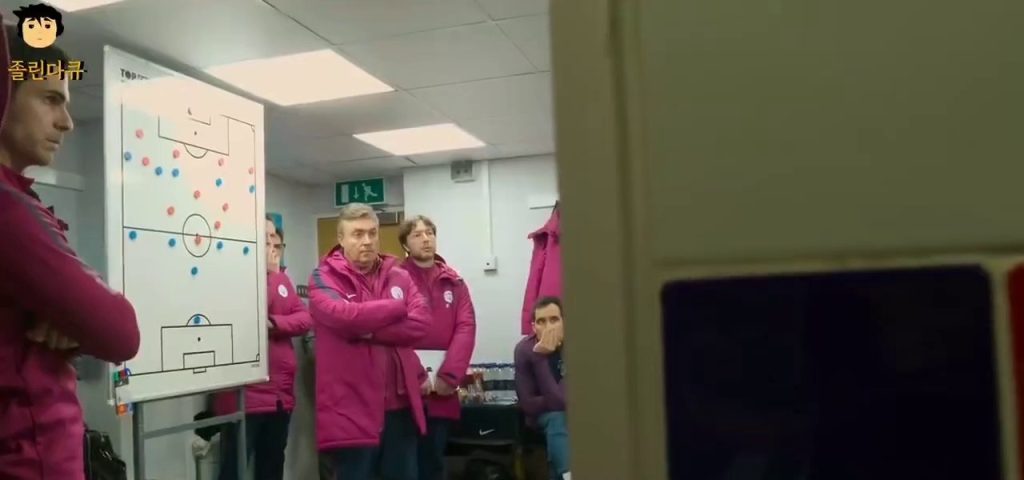 (SOUND)The coach told the squad to shut up and sit down