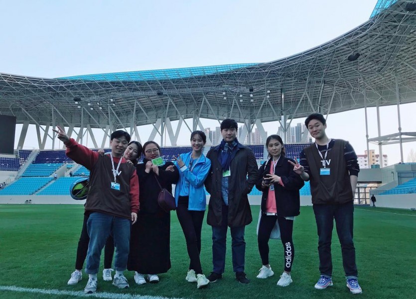 Jisoo and Bae Sungjae's team foot goal
