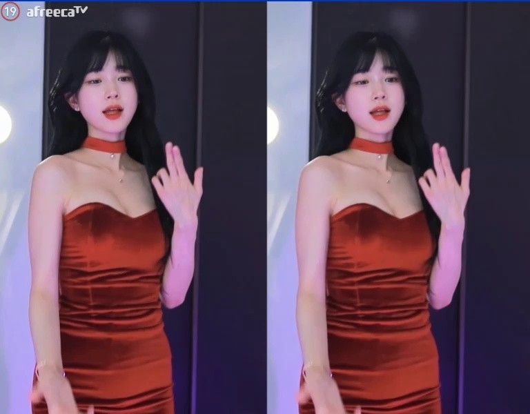 (SOUND)Real nuclear beauty BJ Moonwol Red Velvet One-piece Seamgol Ganbare Senbye
