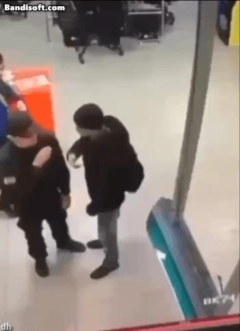 Look at the security guard...gif