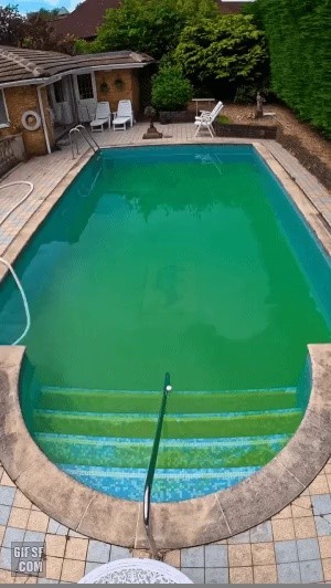 How to clean the pool without draining it