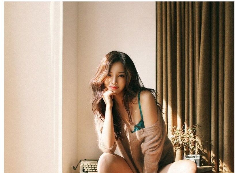 Underwear model Kim Jin-hee has a superior figure.