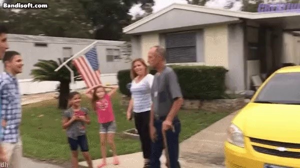 A family that went to military service and returned safely