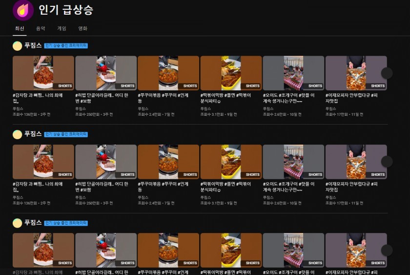 Korean mukbang YouTuber selected by Real-time YouTube