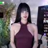 (SOUND)Han Geng purple halter neck side slit cheongsam, clear side chest and thighs