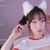 (SOUND)Cat ears + red raw bra, Bruma Myeongahchu, dizzying cleavage