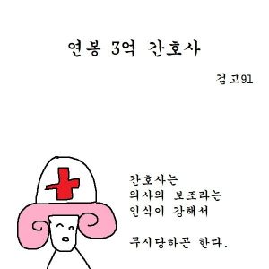 Nurse with annual salary of 300 million won