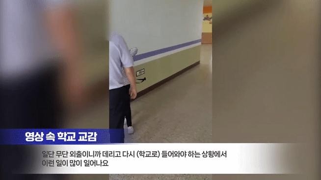 Elementary school student assaulting the vice principal