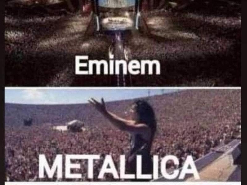 (Beware of low quality) Eminem and Metallica's next large-scale concert!