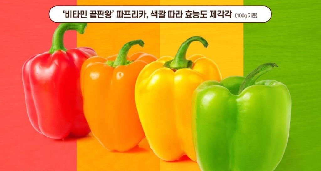 ''The king of vitamins'' Paprika, has different effects depending on its color