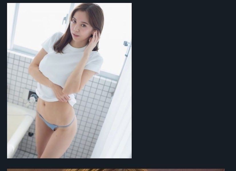 Miki Itoka, a gravure model who worked as a lunch lady at a Japanese orphanage
