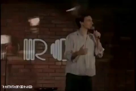 (SOUND)A comedian who gets punched by an audience member during a sex lip build-up