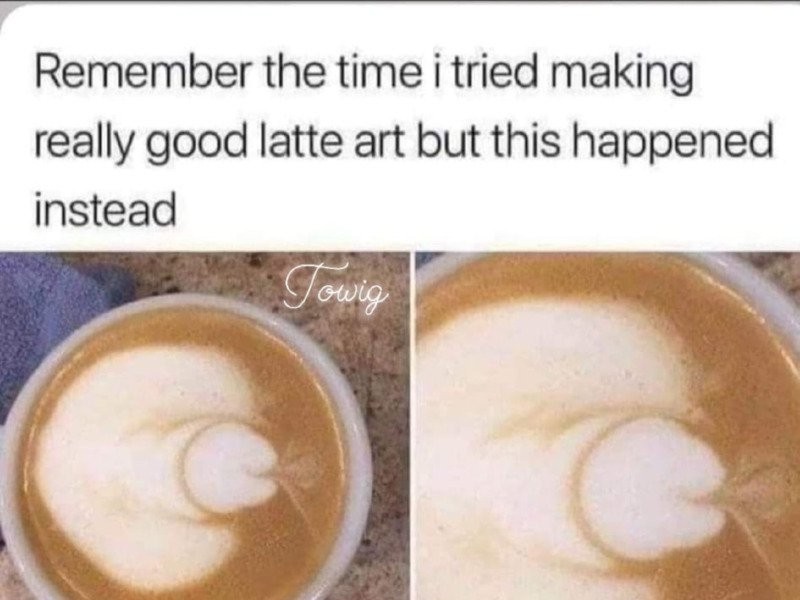 Latte art hehehe