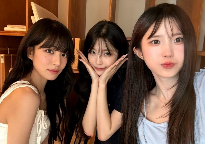 Fromis Nine Song Ha-young, Lee Chae-young, Baek Ji-heon Insadong drinking party