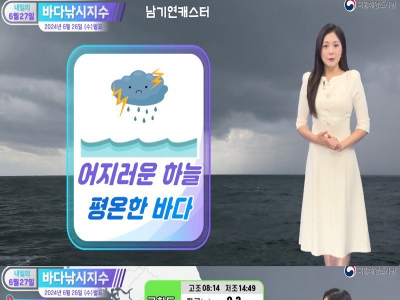 Tomorrow, monsoon rain in Namju (strong rain in Jeju and the southern coast, moderate fine dust)