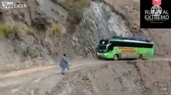 mountain road in peru