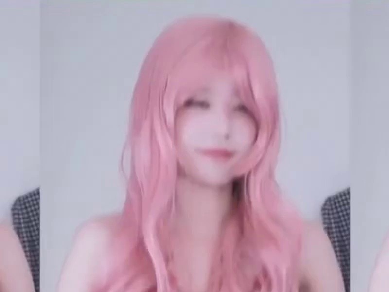 Choi Som wears see-through red lingerie and cosplays as Zero Two